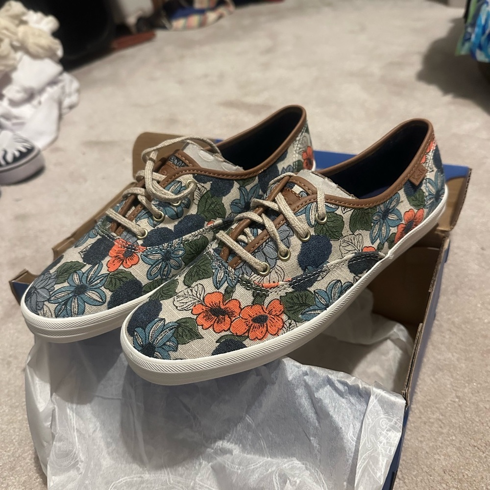 Keds Floral Canvas Sneakers